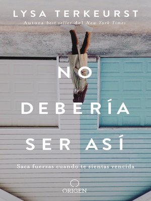 cover image of No debería ser así